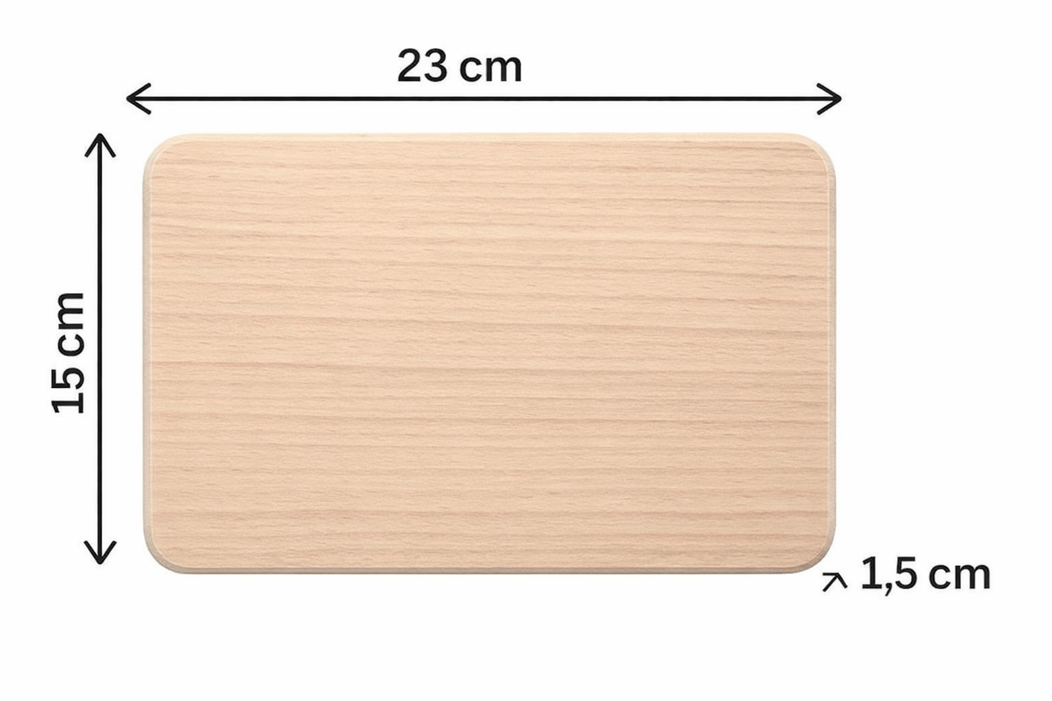 Personalisiertes Kinder-Frühstücksbrett aus Buchenholz mit Tiermotiven und Namensgravur