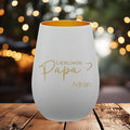 Personalisiertes Windlicht „Lieblings Papa“ mit Namensgravur